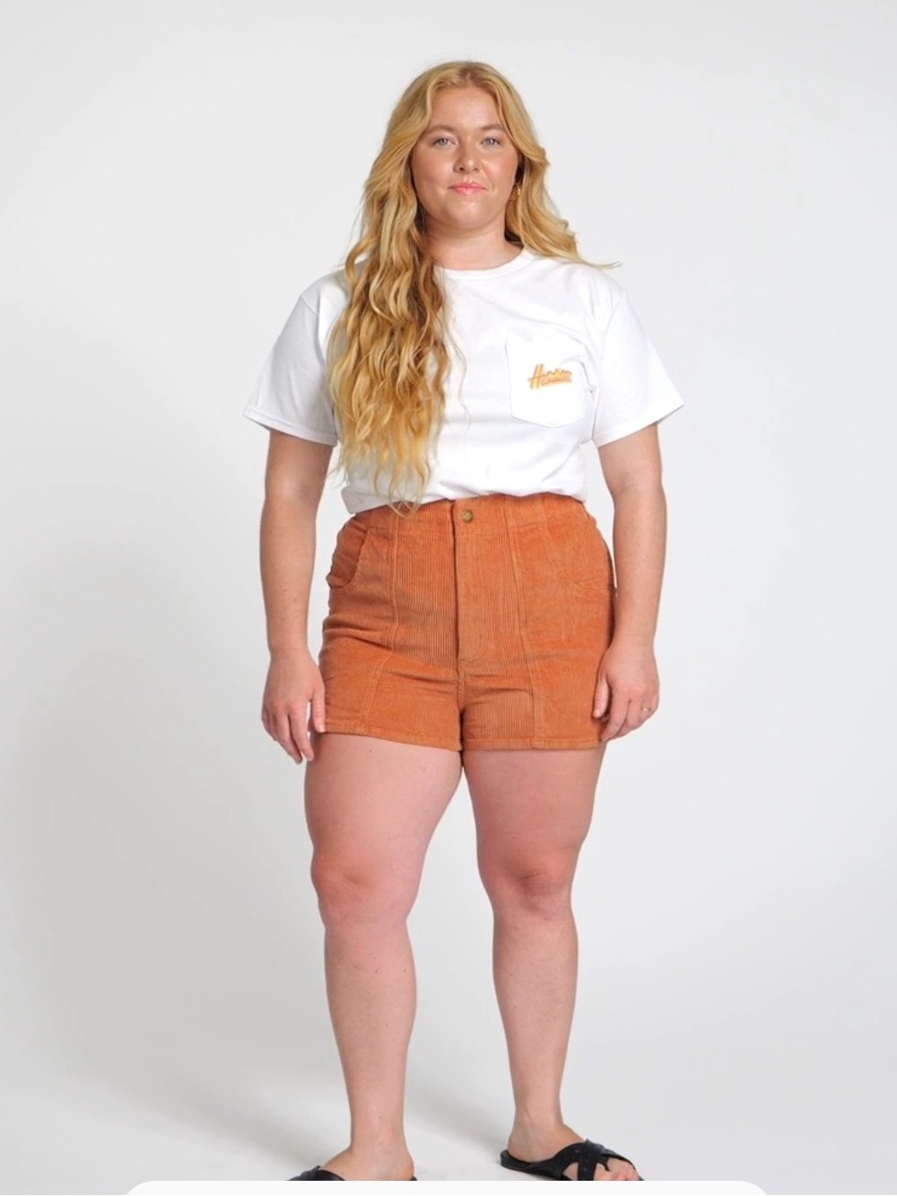 Hammies Rust Corduroy Shorts